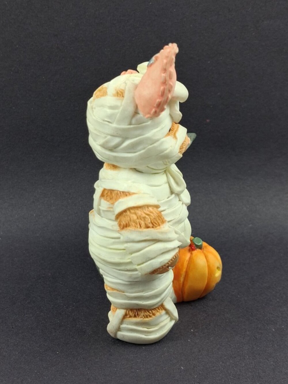 Enesco 1995 & 1998 TLP Figurines Halloween "Frankenswine" & Mummy Pig Set - Picture 11 of 15